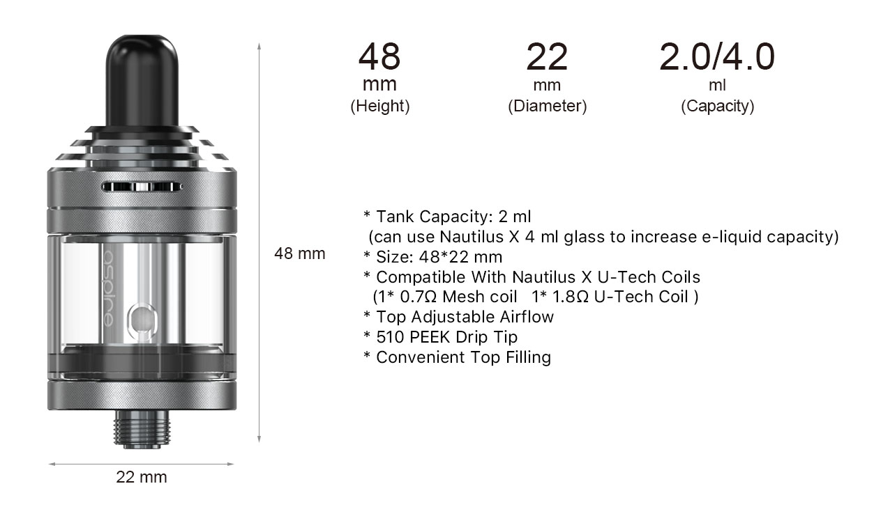 Aspire Nautilus XS Tank